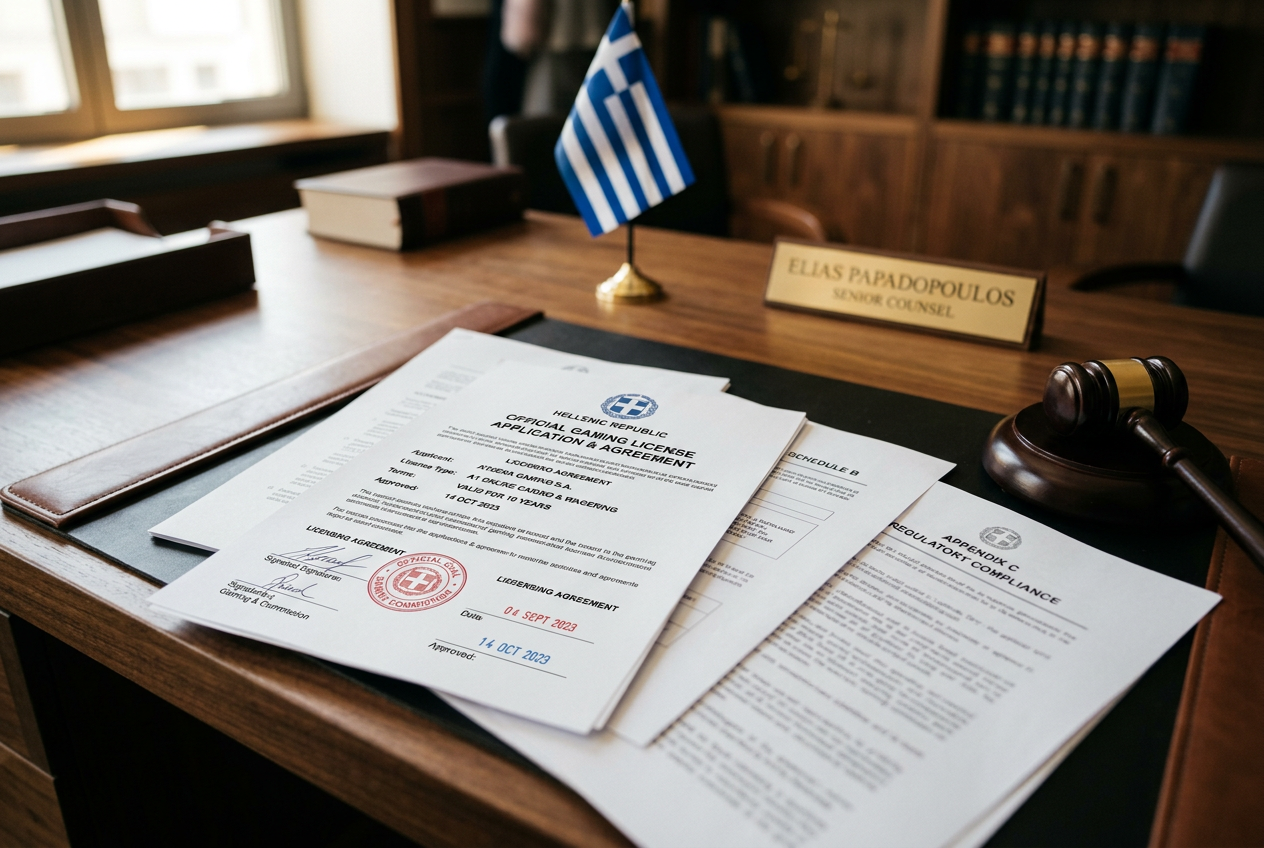 Ένας μεγεθυντικός φακός πάνω από χρυσά νομίσματα και ένα σύμβολο μπόνους σε πολυτελές τραπέζι